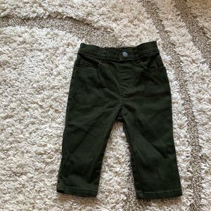 Garanimals 6-9m olive pants